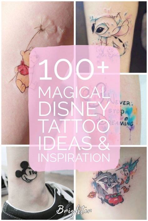 100 Magical Disney Tattoo Ideas Inspiration Brighter Craft