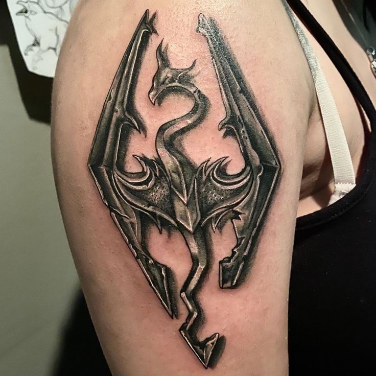 101 Amazing Skyrim Tattoo Ideas That Will Blow Your Mind Skyrim