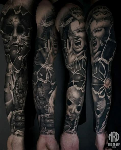 101 Best Horror Sleeve Tattoo Ideas That Will Blow Your Mind