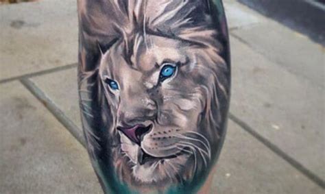 12 Best Lion Tattoo Ideas Lions With Blue Eyes Page 2 Of 3 Petpress