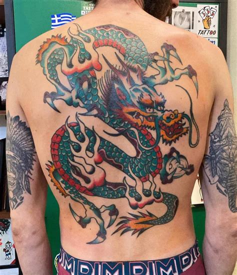 123 Trending Back Dragon Tattoo Designs For This Year