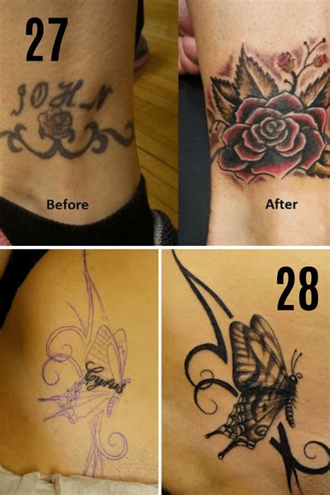 15 Clever Cover Up Ideas For Your Ex Name Tattoo Removery