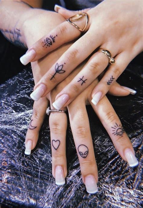 15 Cute Finger Tattoo Ideas For Females 5 Finger Tattoos Finger