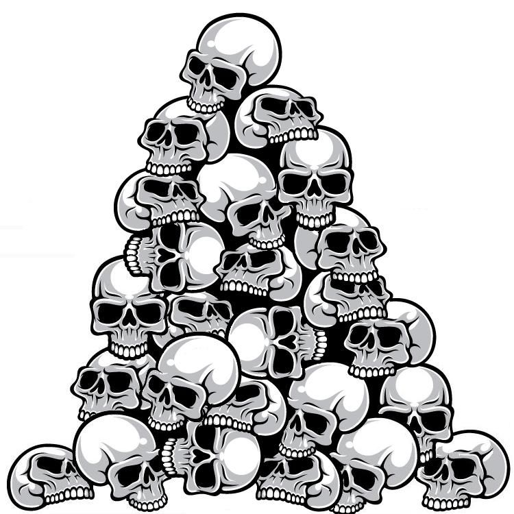 20 Best Scull Pile Tattoos Images Skulls Skull Tattoo Ideas