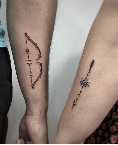 20 Bow And Arrow Tattoo Design Ideas The Xo Factor Matching Couple