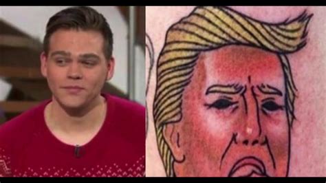 20 Donald Trump Tattoos People Actually Do Youtube