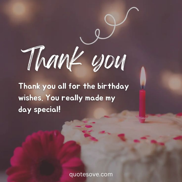 25 Best Thank You Message For Birthday Wishes In 2023 Thank You