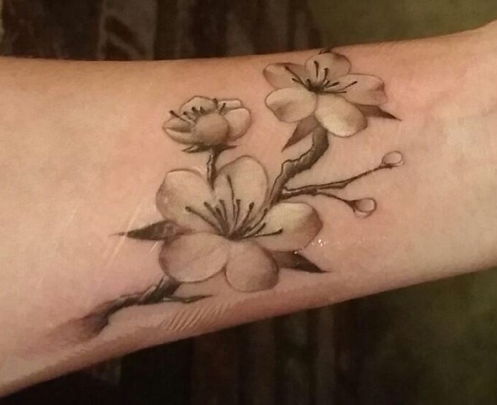 25 Unique And Beautiful Cherry Blossom Tattoo Designs Sheideas