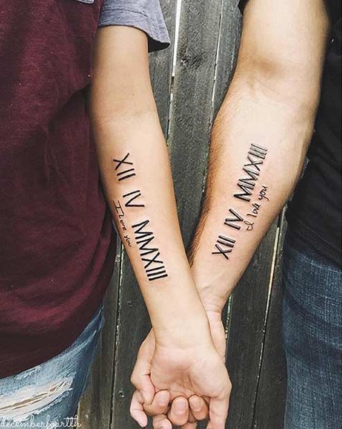 250 Cool Matching Tattoos For Couples