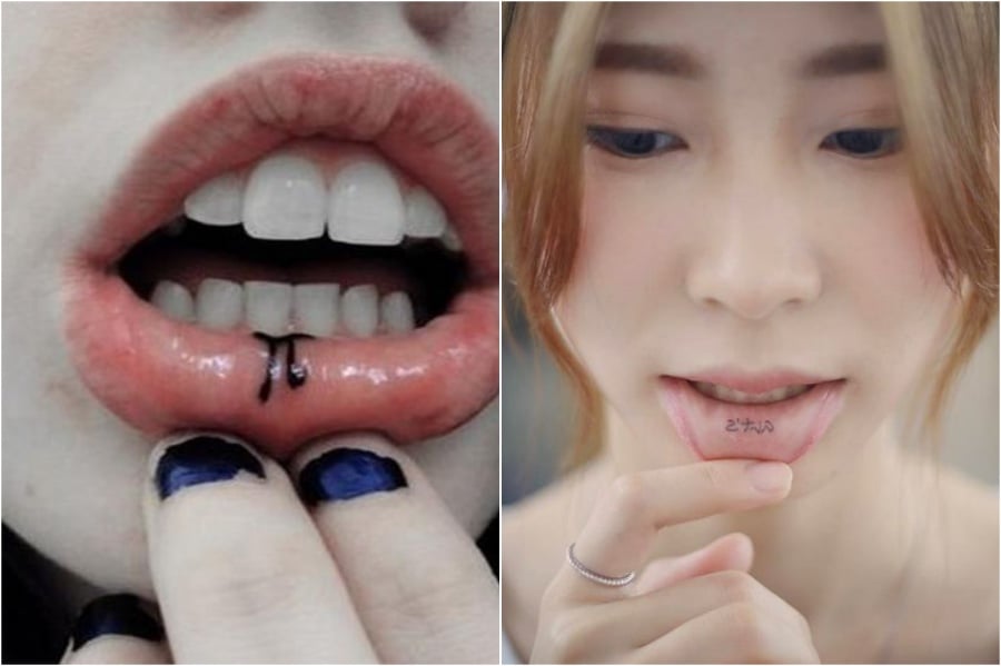 28 Cute Lip Tattoo Ideas For Girls Her Beauty