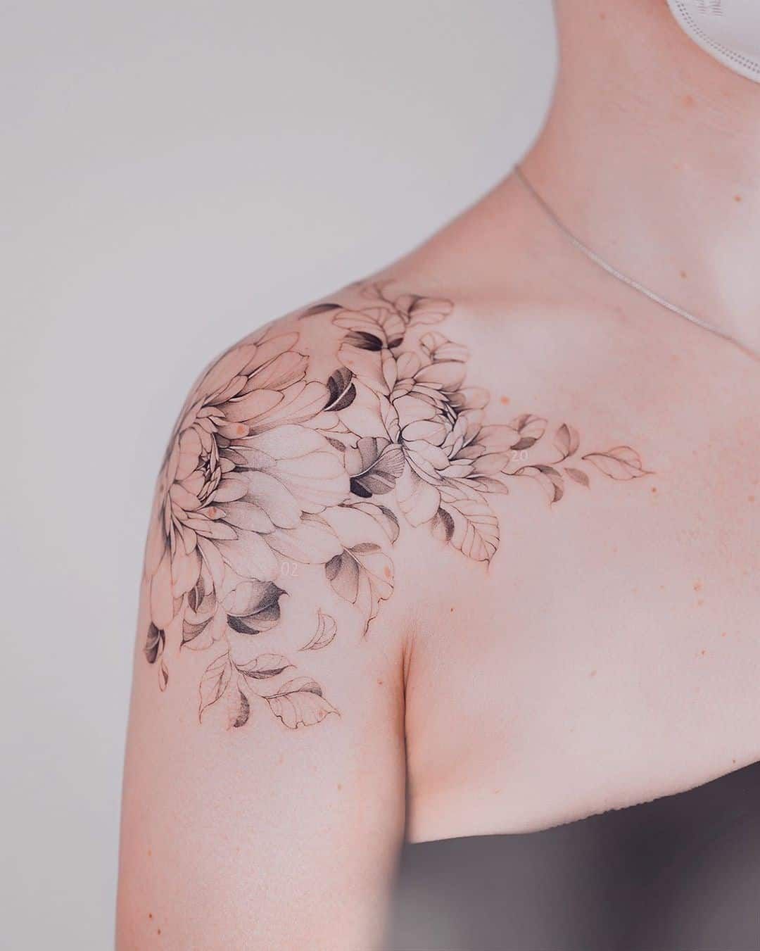 29 Feminine Shoulder Tattoos Floral Tattoo Shoulder Feminine