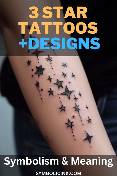 3 Star Tattoo Meaning Symbolism Journey