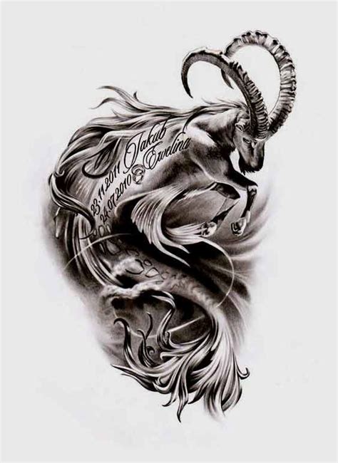 30 Cool Capricorn Tattoo Designs And Ideas Find The Meaning Of The