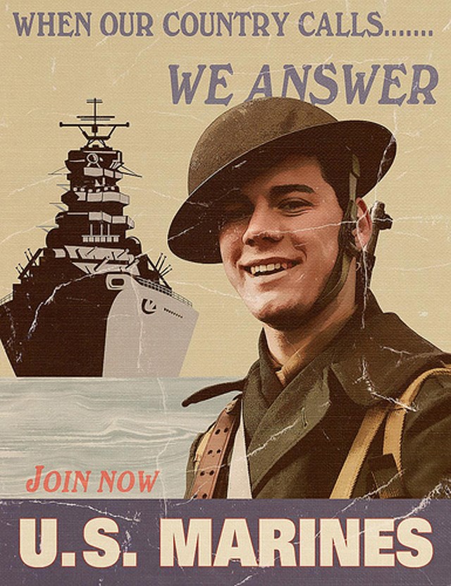 30 Incredible Vintage U S Marines Recruiting Posters