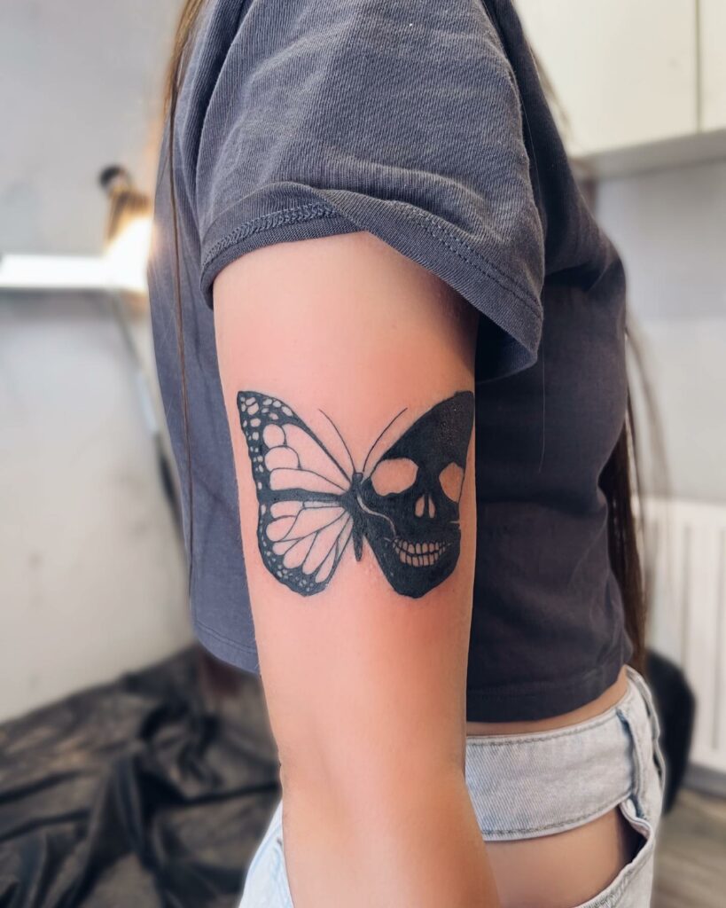 30 Skull Butterfly Tattoo Ideas