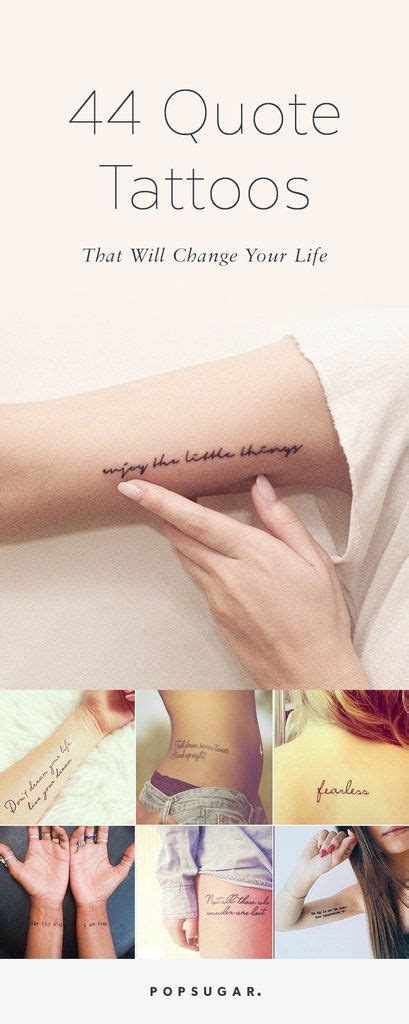 31 Quote Tattoos To Inspire Your Next Ink Artofit