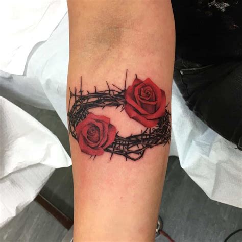 32 Awesome Crown Of Thorns Tattoo Design Ideas And Meanings For 2022