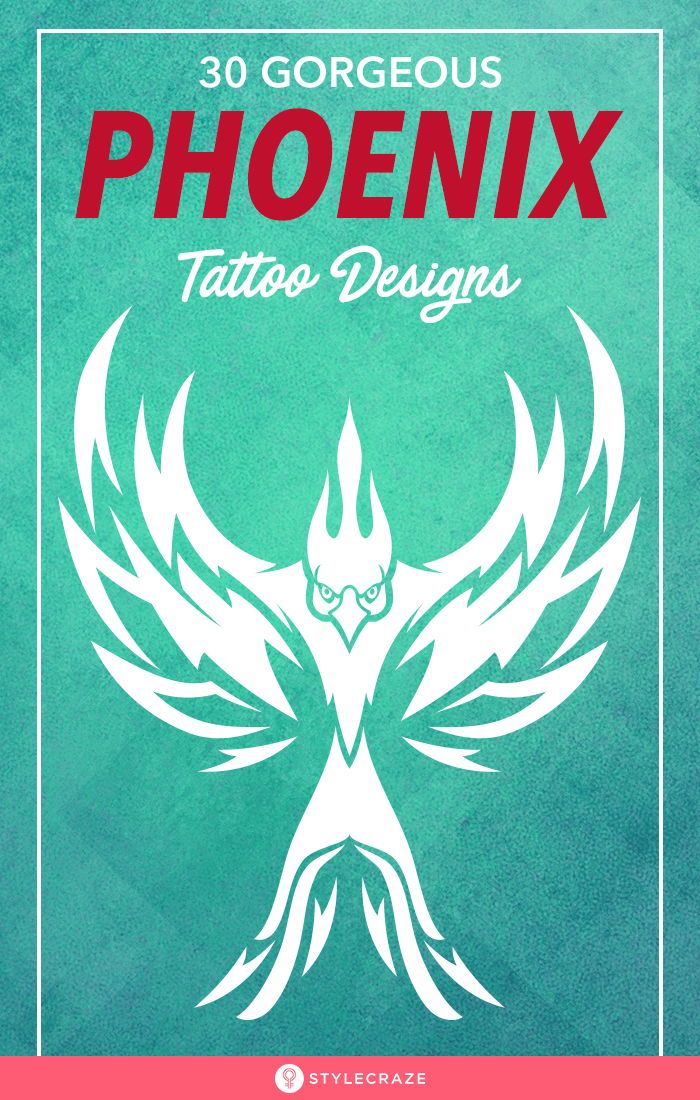 39 Gorgeous Phoenix Tattoo Designs