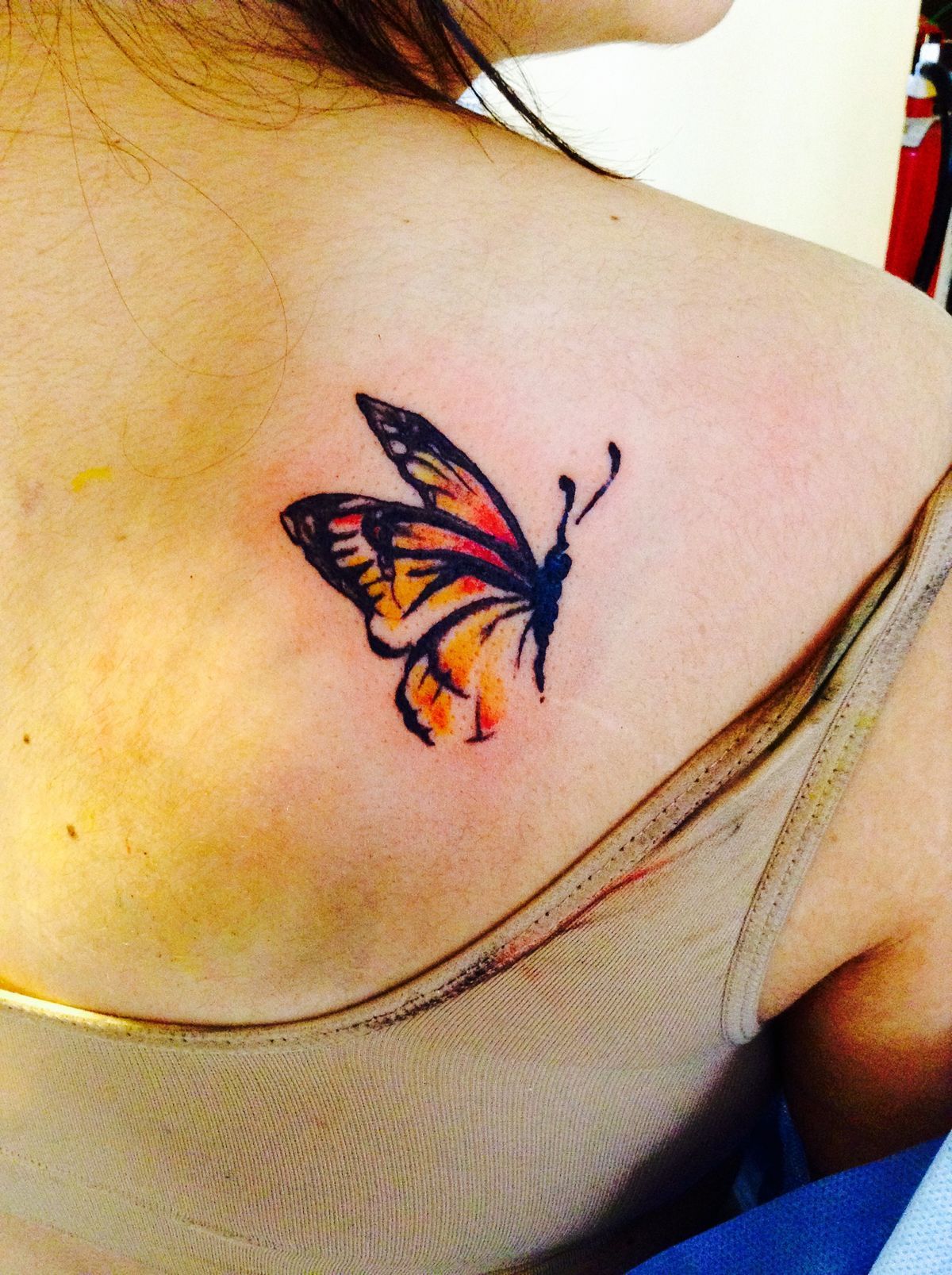 20 Stunning 3D Butterfly Tattoo Designs