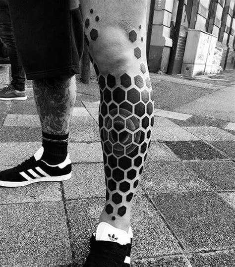 3D Leg Tattoos For Men