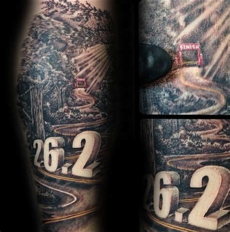 40 Running Tattoos For Men Ink Design Ideas In Motion