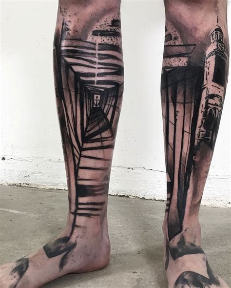 45 People Who Got Awesome Leg Tattoos Demilked