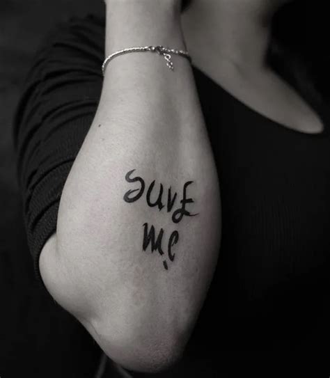 48 Empowering Save Me Tattoo Designs To Get In 2024