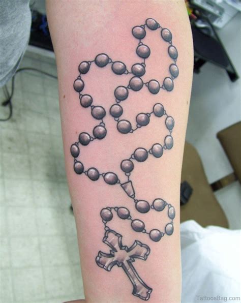 52 Great Rosary Tattoos On Arm