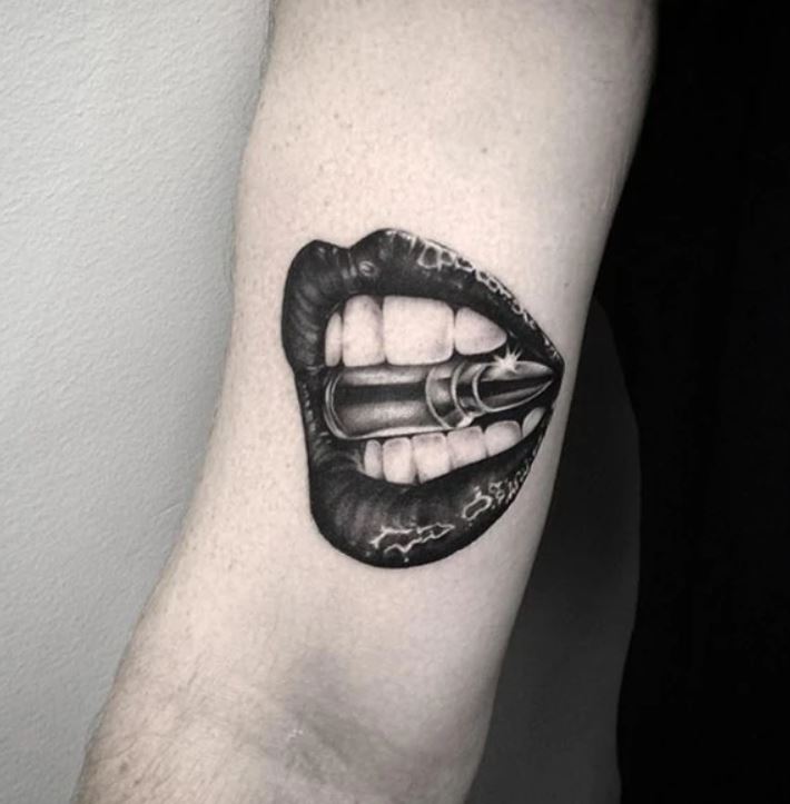 53 Awesome Tattoos On Lips With Ideas Meaning And Celebrities Body