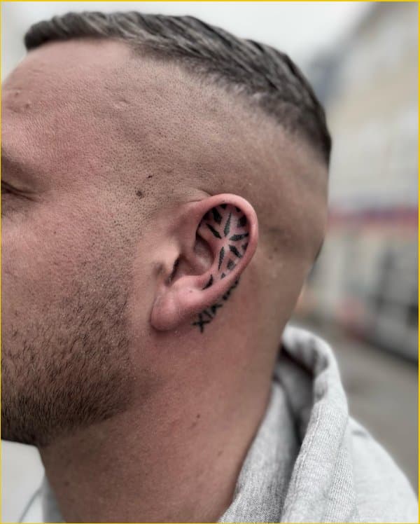 55 Best Ear Tattoos Designs And Ideas