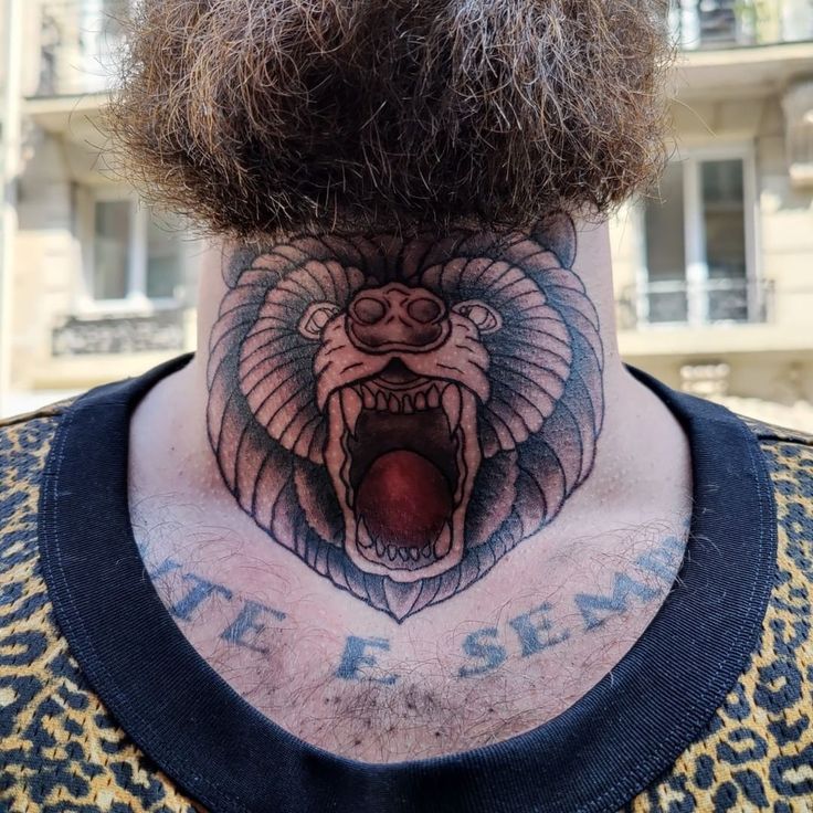 60 Best Ideas Of Throat Tattoos That Will Blow Your Mind Men Women