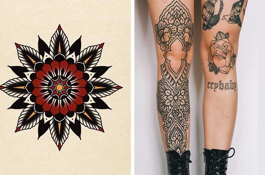 70 Above Knee Tattoo Designs For Your Inspiration Art And Design