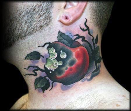 75 Apple Tattoo Designs For Men Bite Into Ink Ideas