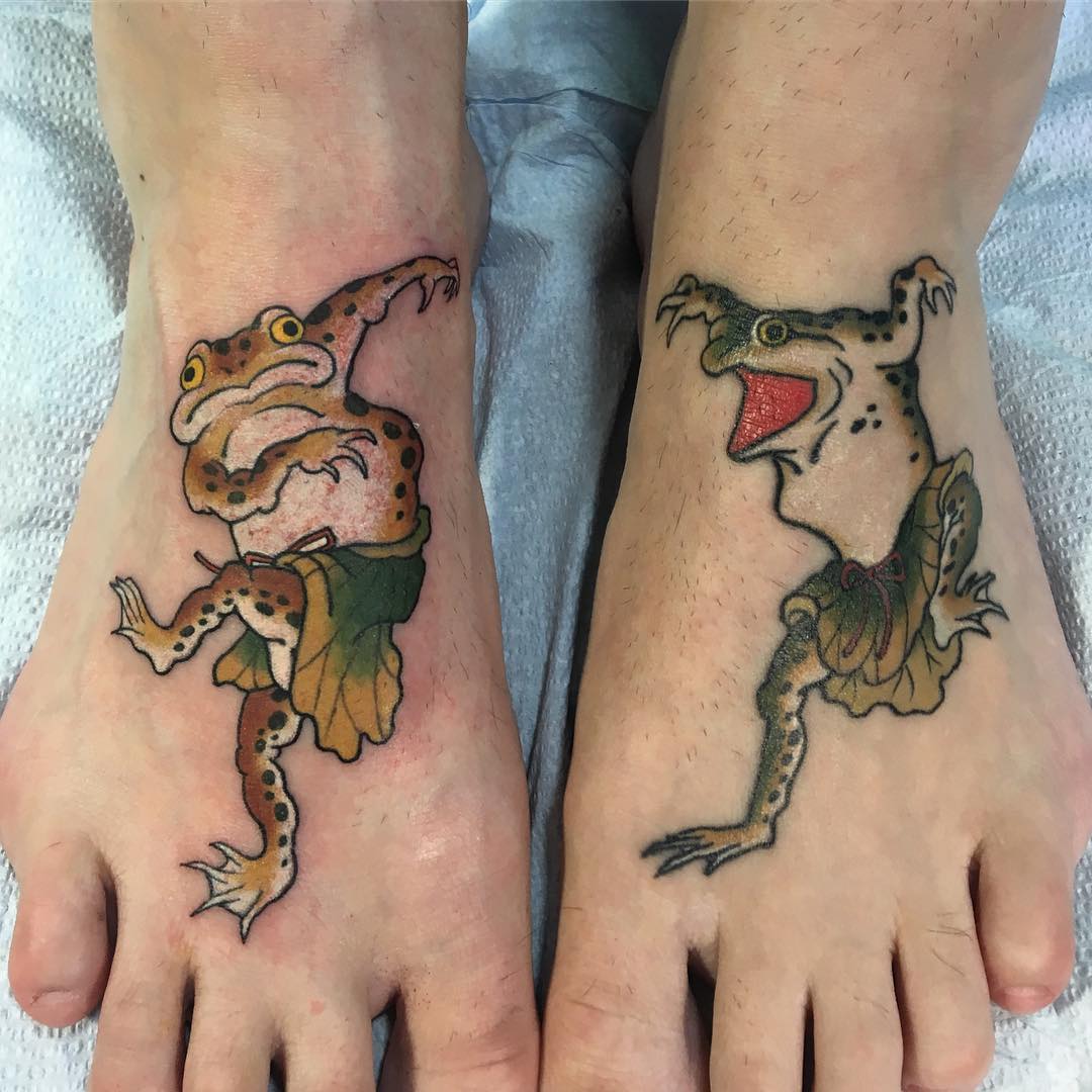 80 Lucky Frog Tattoo Designs Meaning Placement 2019