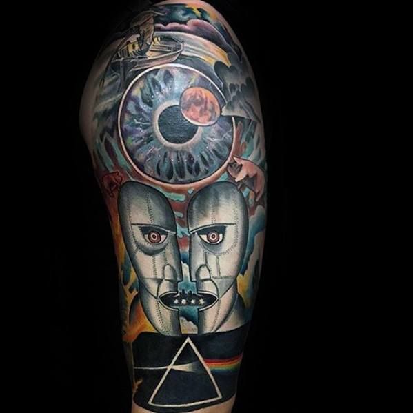 80 Pink Floyd Tattoos For Men Rock Band Design Ideas