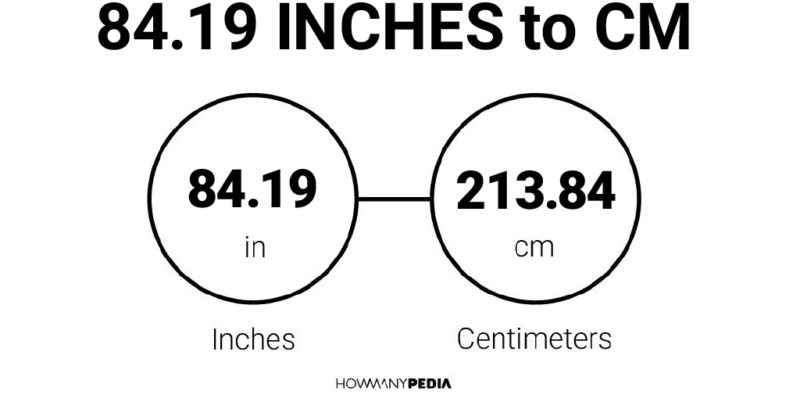 84 19 Inches To Cm Howmanypedia Com