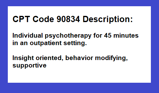 90834 Cpt Code Description