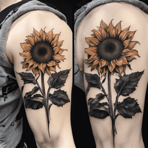 95 Sunflower Tattoo Ideas Created With Ai Artaistry