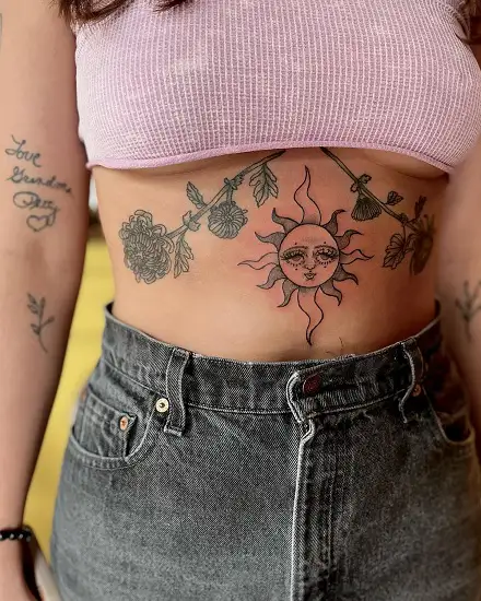 25 Unique Abdomen Tattoo Ideas to Inspire You