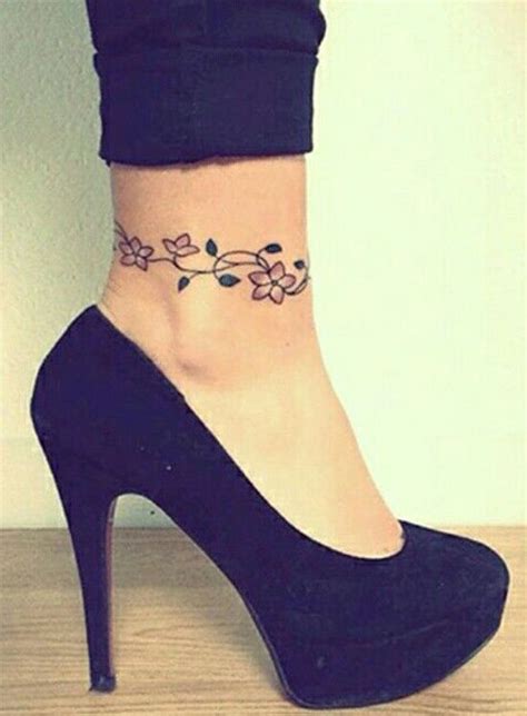 Adorable Ankle Tattoo Designs For Girls Cute Ankle Tattoos For Women