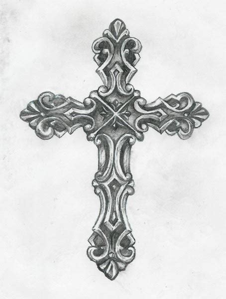 Afrenchieforyourthoughts Tribal Cross Tattoos Cross Tattoos Designs