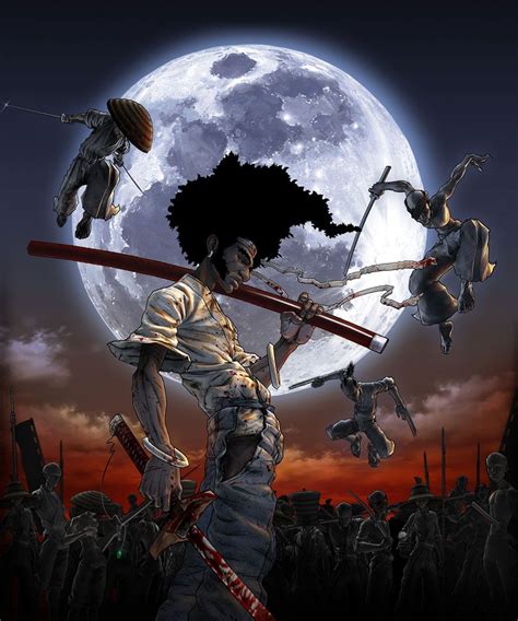 Afro Samurai Character Drawings