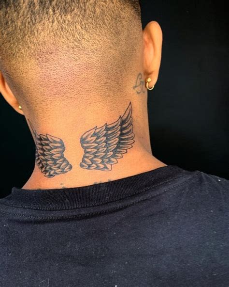 Aggregate More Than 73 Wings Neck Tattoo Best Esthdonghoadian