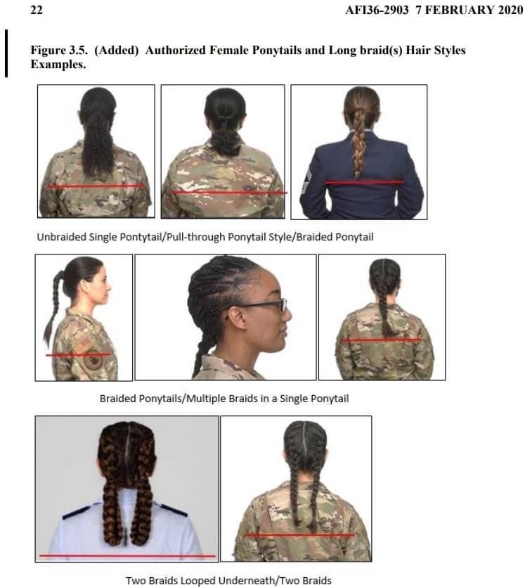 Air Force Female Hair Regulations and Standards Guide