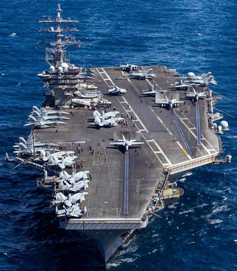 Aircraft Carriers Uss Dwight D Eisenhower Cvn 69 Uss George H W