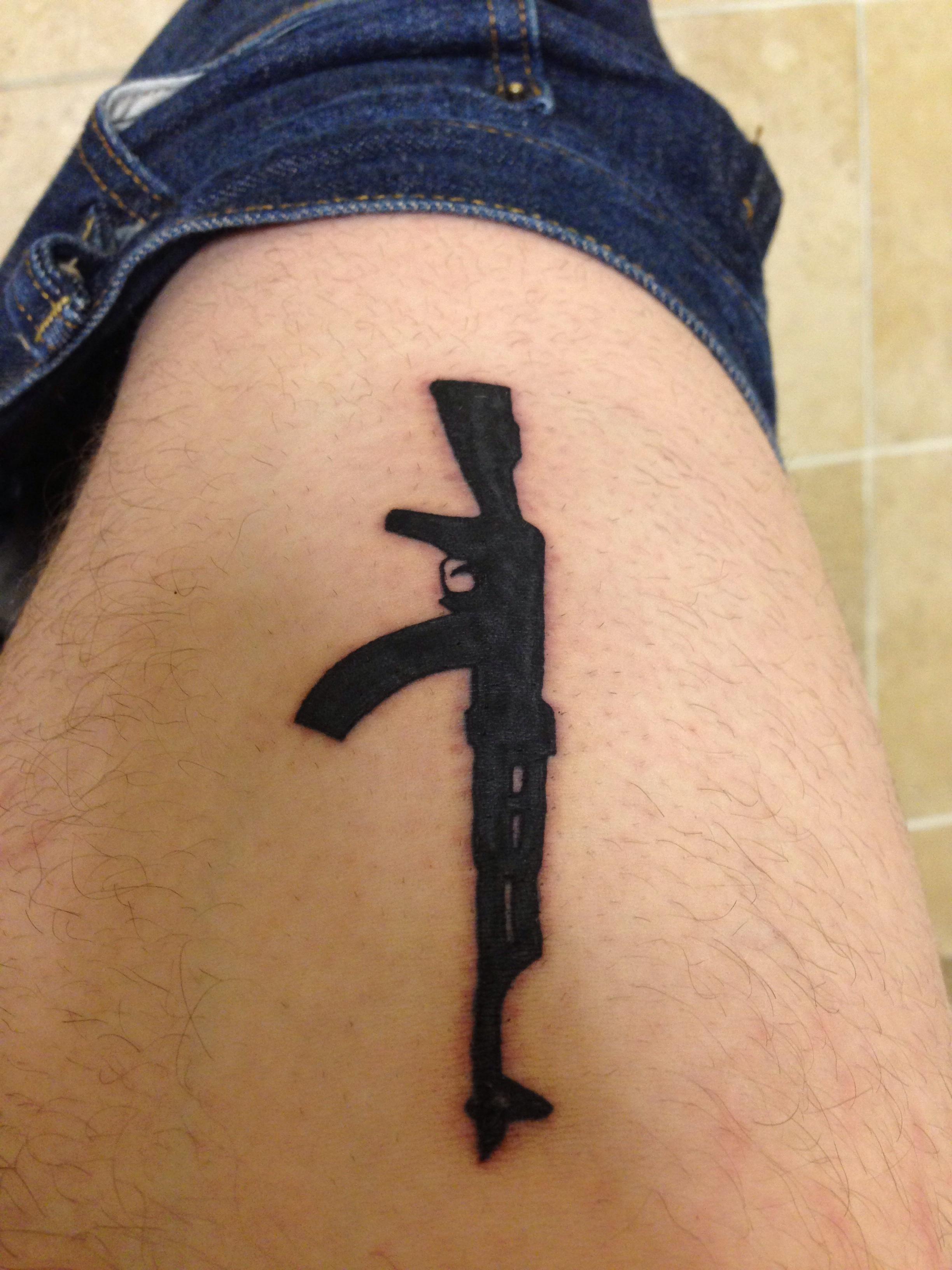 10 AK 47 Tattoo Designs That Make a Statement