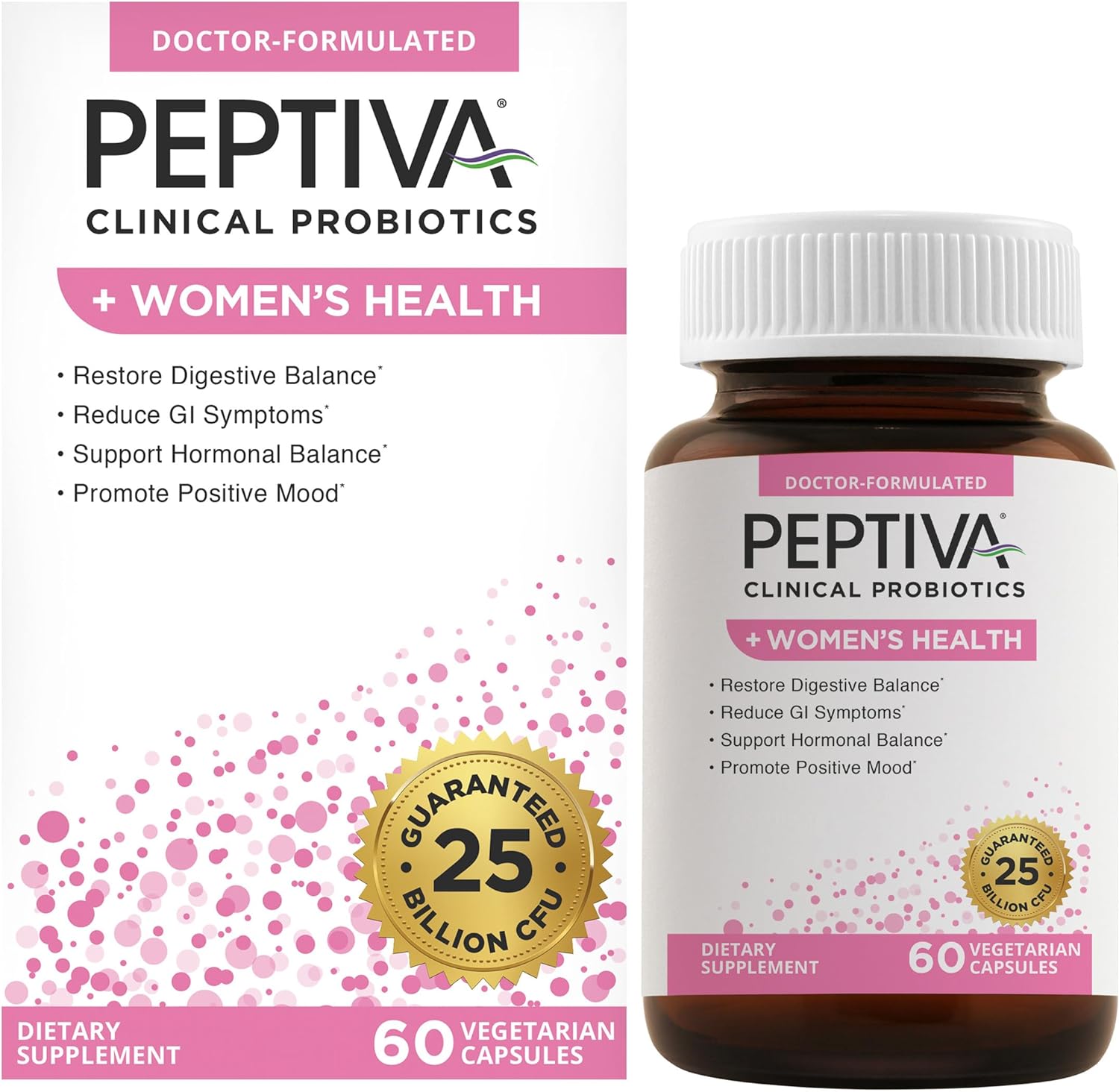 Amazon Com Peptiva Probiotics Heart Health Heart Health Support Supplement 25 Billion Cfu