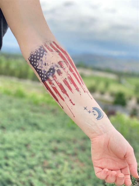 American Flag Forearm Tattoo: Symbolism and Design Ideas