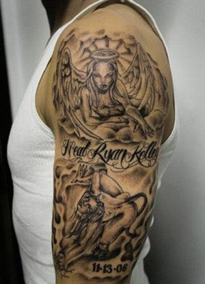 5 Meaningful Angel and Devil Tattoo Designs