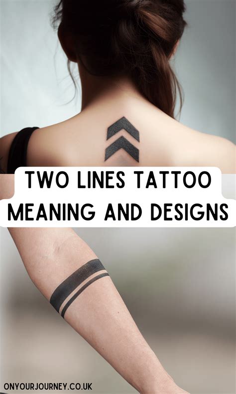 Arm 2 Lines Tattoo Meaning Revealed